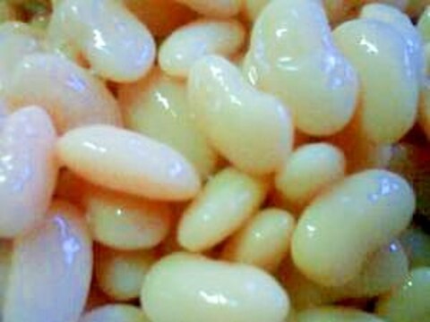 大福豆(白いんげん豆)の水煮★圧力鍋で